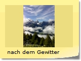 nach dem Gewitter